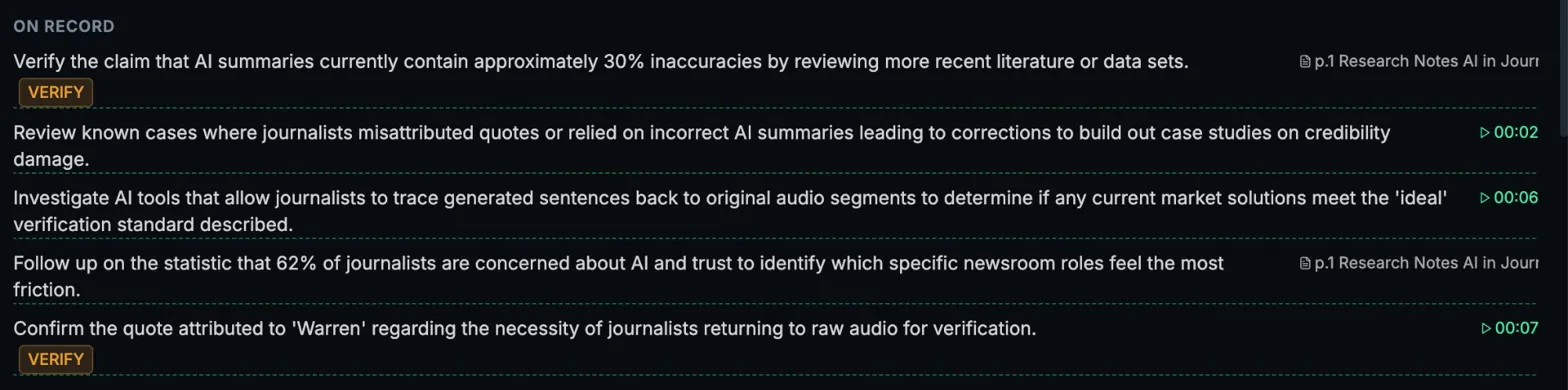 Veracity — AI Transcription That Cites Its Sources